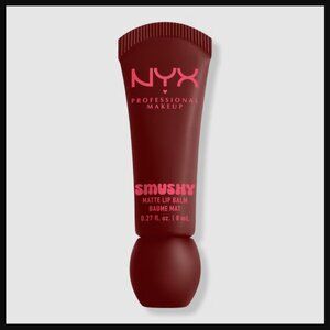 NYX Smushy Matte Lip Balm X3 Pack, SMB08 Smudge Fudge - NEW Opened Box